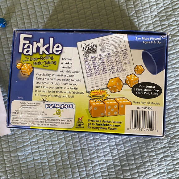 Farkle Game Preowned  complete set - Picture 3 of 7